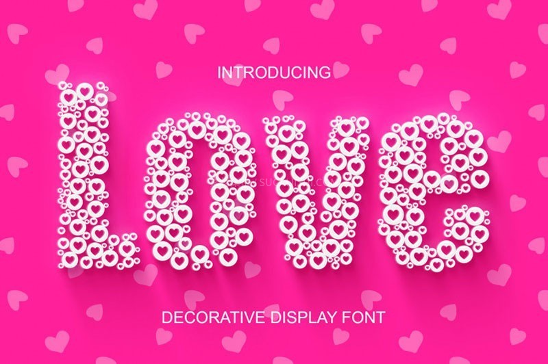 Love Font Decorative ĵӢ